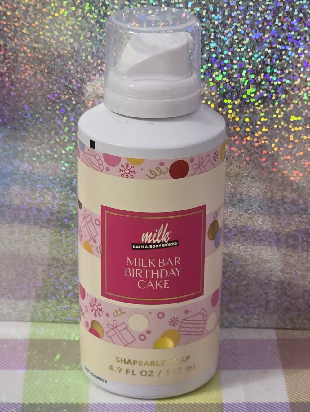 Bath & Body Works Milk Bar Bakery Birthday Cake Shapeable Soap NEW Rare